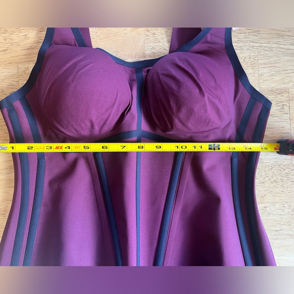 HoneyLove Boldness Tank Top XL Shapewear Slimming Compression Fig Purple NWT - Picture 9 of 10